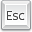 Key Escape Icon 32x32 png