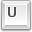 Key U Icon