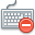Keyboard Delete Icon 32x32 png