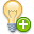 Lightbulb Add Icon
