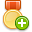Medal Gold Add Icon 32x32 png