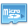 Micro SD Blue Icon