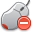 Mouse Delete Icon 32x32 png