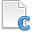 Page White C Icon 32x32 png