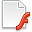 Page White Flash Icon 32x32 png