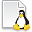 Page White Tux Icon 32x32 png