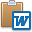 Paste Word Icon 32x32 png