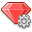 Ruby Gear Icon 32x32 png