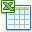 Table Excel Icon 32x32 png