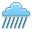 Weather Rain Icon 32x32 png