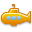 Yellow Submarine Icon 32x32 png