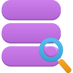Data Search Icon 256x256 png
