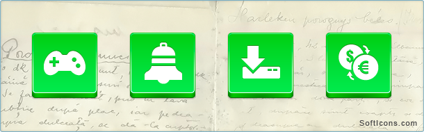 Free Green Button Icons