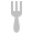 Fork Silver Icon 30x30 png