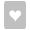 Hearts Card Silver Icon 30x30 png