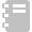 Notepad Silver Icon 30x30 png