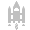 Space Shuttle Silver Icon 30x30 png