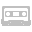 Cassette Silver Icon 32x32 png