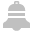 Christmas Bell Silver Icon 32x32 png