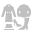 Clothes Silver Icon 32x32 png