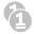 Coins Silver Icon 32x32 png