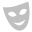 Mask Silver Icon 32x32 png