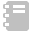 Notepad Silver Icon 32x32 png