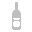 Wine Bottle Silver Icon 32x32 png