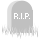 Grave Silver Icon 40x40 png