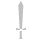 Sword Silver Icon 40x40 png