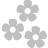 Flowers Silver Icon 48x48 png
