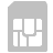 Sim Card Silver Icon
