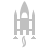 Space Shuttle Silver Icon 48x48 png