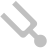 Tuning Fork Silver Icon