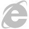 Internet Explorer Silver Icon 60x60 png