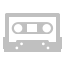 Cassette Silver Icon
