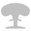 Nuclear Explosion Silver Icon 64x64 png