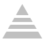 Pyramid Silver Icon 64x64 png