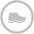 Boot Silver Icon