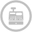 Cash Register Silver Icon