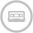 Cassette Silver Icon 48x48 png