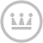 Crown Silver Icon 48x48 png