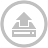 Drive Upload Silver Icon 48x48 png