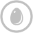 Egg Silver Icon
