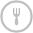 Fork Silver Icon