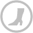 High Boot Silver Icon 48x48 png