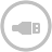 USB Silver Icon 48x48 png