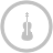 Violin Silver Icon
