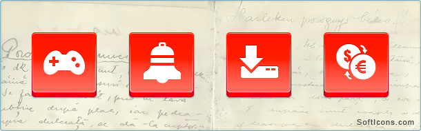 Free Red Button Icons