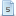 Blue Document Number 5 Icon